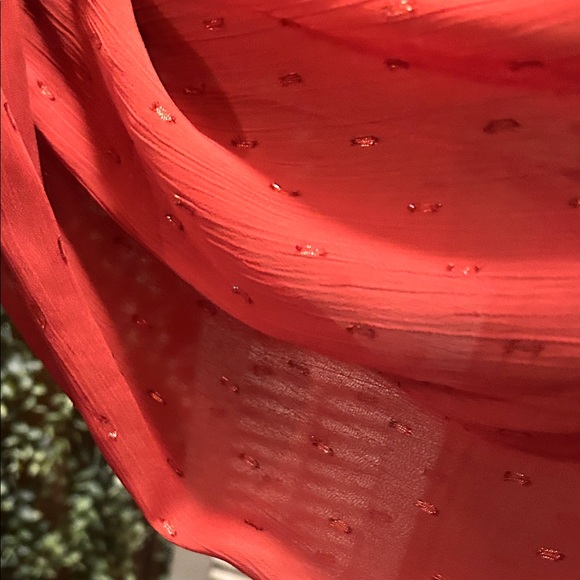 EXPRESS Rust Ruched Women's Top - Picture 2 of 4